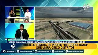 Avances en la implementación del nuevo sistema de transporte metropolitano en Trujillo [upl. by Sykleb]