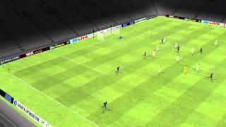 Football Manager 2011  Cristiano Ronaldo Crazy StepOvers [upl. by Adnamas]