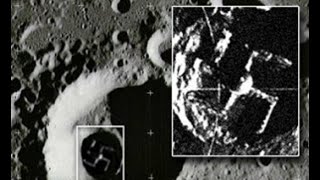 Dark Side of the Moon Swastika Ruin Why US Did Not Step On Moon Again 2010 Cassiopeia Sat Image [upl. by Lyrred]