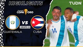 Highlights Guatemala VS Cuba  Copa Oro 2023  TUDN [upl. by Leong696]