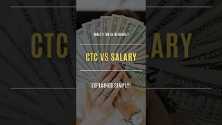 CTC vs Salary in India Whats the Difference  what is ctc [upl. by Basir521]