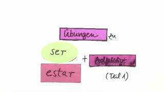 Ser und estar  Adjektiv Übungsvideo  Spanisch  Grammatik [upl. by Hinkel]
