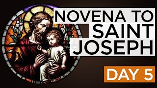 SAINT JOSEPH NOVENA DAY FIVE Patron of the Church [upl. by Attalie90]