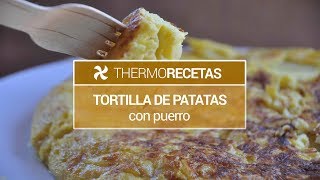 Tortilla de patatas en Thermomix con puerro [upl. by Llemej]