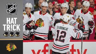 Alex DeBrincat records second career hat trick [upl. by Aerdnael]