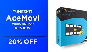 TunesKit AceMovi  Video Editor Review  20 OFF [upl. by Sekoorb]