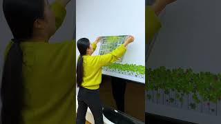 Interior decoration 3D wall stickers Selfadhesive wallpaper waterproof and oilproof3d part 51 [upl. by Goddord728]