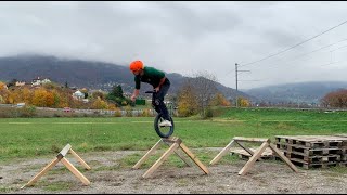 RAW 3 Trial Training Unicycle amp Bicycle 051120 [upl. by Nitas61]