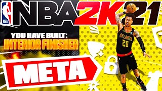 BEST INTERIOR FINISHER ON NBA 2K21 META BUILD SERIES VOL 14 [upl. by Akemehs]