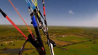 Paramotor Flight of Eclipse 2024 Arkansas  2500ft above [upl. by Arihs]