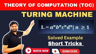 Design Turing Machine for language anbncndnTheory of ComputationTOCshortcut Tricks [upl. by Yniar]