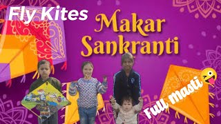 Makar sankranti spacial Today best 10 type flying kites gurleen niharika [upl. by Adine]