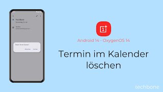 Termin im Kalender löschen  OnePlus Android 14  OxygenOS 14 [upl. by Almira]