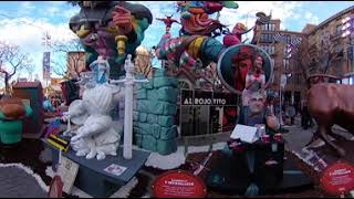 Descubre las Fallas de Valencia en 360 [upl. by Aitnom]