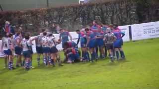 Bagarre 1  Grosse bagarre rugby Montelimar  Annecy 20122013 Veyrier [upl. by Petras]