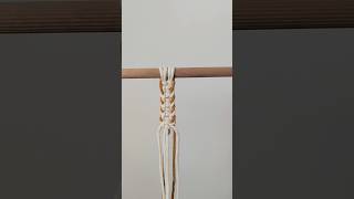 Makramé alapok kezdőknek  váltott macrame csomó  macrametutorial [upl. by Jessabell177]