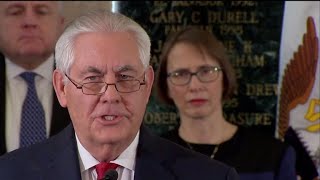 Rex Tillerson emphasizes integrity and kindness in farewell speech [upl. by Aubry]