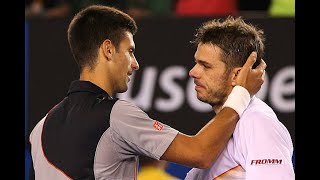 Stan Wawrinka vs Novak Djokovic  Australian Open 2014 Quarterfinal Highlights [upl. by Perdita]