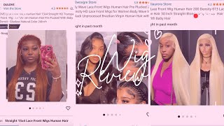 REVIEWING AMAZON WIGS  FALL SEASON WIGS🍂🍁🪵 [upl. by Boardman70]