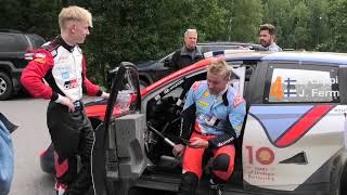 Secto Rally Finland 2024 Lappi4 road service [upl. by Jaclin815]