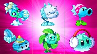 Every Cold Plant PowerUp in Plants vs Zombies 2 [upl. by Luemas]