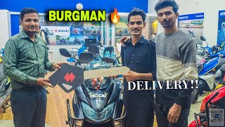 new SUZUKI BURGMAN Delivery Vlog [upl. by Ennaer]