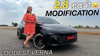 VERNA 2023 लेते ही MODIFY करवादी  MAFIA VERNA 👌🏻 [upl. by Peonir]