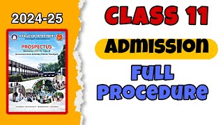 Class 11 Admission Full Procedure  About FeesSchools Stream Subject etc [upl. by Trueman832]