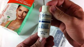 SALLY HANSEN CREME HAIR BLEACH 2010 Rozjasniacz do wloskow na twarzy i ciele [upl. by Craner]