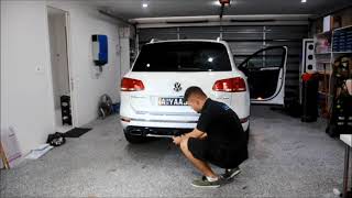 2015 Volkswagen Touareg Detachable Tow bar install by Australia Towbars amp Performance [upl. by Sanburn]