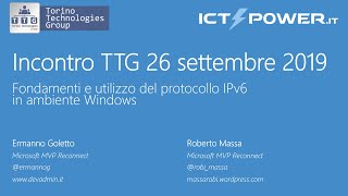 Fondamenti e utilizzo del protocollo IPv6 in ambiente Windows [upl. by Frohne]