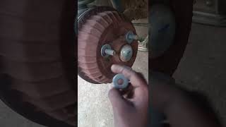 automobile front wheel fork pin problem shortfilm vlog shortvideo telugu [upl. by Nevah]