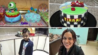 Birthday Preparartion for School and Cake Decoration  Naush Vlogs [upl. by Mills]