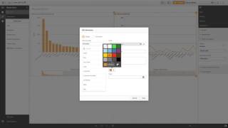 Assigning colors to master items  Qlik Sense [upl. by Amalberga899]