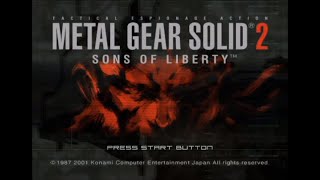 PS2 Longplay 092 Metal Gear Solid 2 Sons of Liberty US [upl. by Yarg]