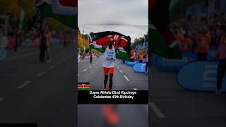 Eliud Kipchoge Celebrates 40th Birthday A Tribute to a Legend eliudkipchoge [upl. by Novanod]