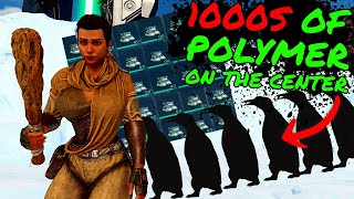 How To Get 10000s of POLYMER on The Center In Ark Survival Ascended Polymer Guide [upl. by Cherlyn]