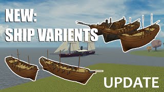 UPDATE New Ship Varients  Tradelands [upl. by Kenay]