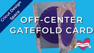 How to Make an Off Center Gatefold Card [upl. by Germana]