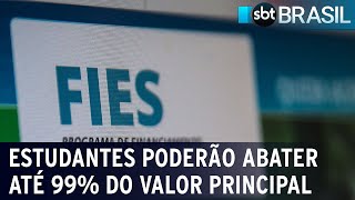 Renegociação de dívida com o FIES começa nesta 3ª feira  SBT Brasil 061123 [upl. by Alrahc]