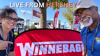 Live from Winnebago at the 2024 Hershey RV show You voted and we are here [upl. by Mera478]