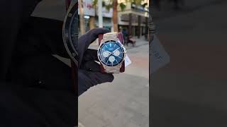 Casio new chronograph watch dial size 41MM in blue dial casio panda [upl. by Hamilah]