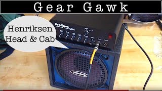 Gear Gawk  Henriksen Vintage JazzAmp Head demo w Telecaster [upl. by Alolomo642]