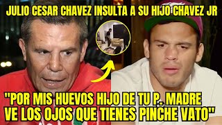 JULIO CESAR CHAVEZ REGAÑA A SU HIJO CHAVEZ JR POR ESTAR DROGAD0 [upl. by Nosyrb680]