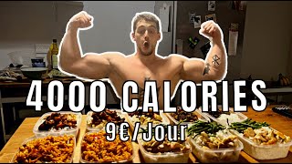 4000KCAL PROTEIN MEAL PREP À 9€JOUR [upl. by Hannad]