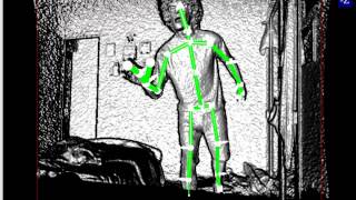 Kinect Studio v2  Body tracking [upl. by Noleta442]