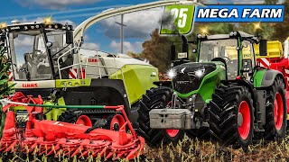 LS25 US MAIS häckseln CLAAS Jaguar amp Fendt 1050 im EINSATZ  Mega Farm 7  Farming Simulator 25 [upl. by Ahseinat500]