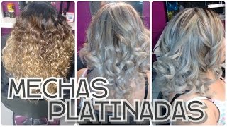 mechas platinadas paso a paso  Lilyymakeuup [upl. by Bertina234]