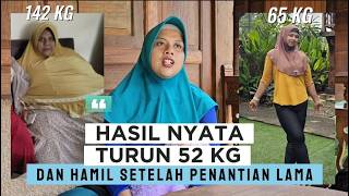 TURUN BERAT BADAN 52 KG LANGSUNG HAMIL  PENANTIAN YANG DITUNGGU KAK TRI DAN KELUARGA 🥰🥰 [upl. by Bainter]