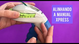 Como alinhar a rotuladora Dymo Manual Xpress [upl. by Epps757]